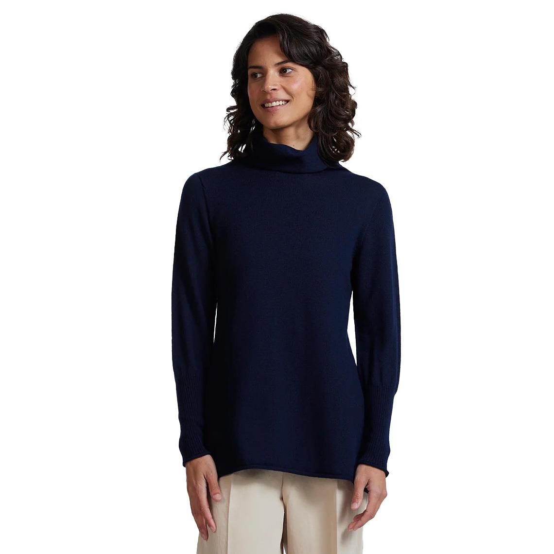 Royal Merino A-Line Funnel Neck Jumper